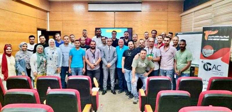 دورات أساسية ومتقدمة لرفع كفاءة السلامة والصحة المهنية بمطار القاهرة