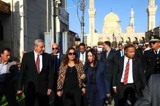 وزراء التنمية المحلية والأوقاف ومحافظ الغربية يتفقدون أعمال تطوير محيط مسجد السيد البدوي